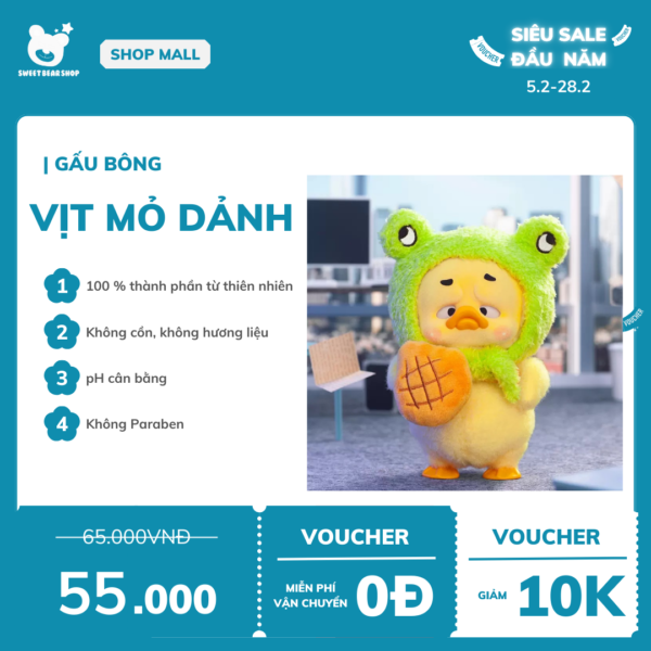 gấu bông vịt mỏ dảnh